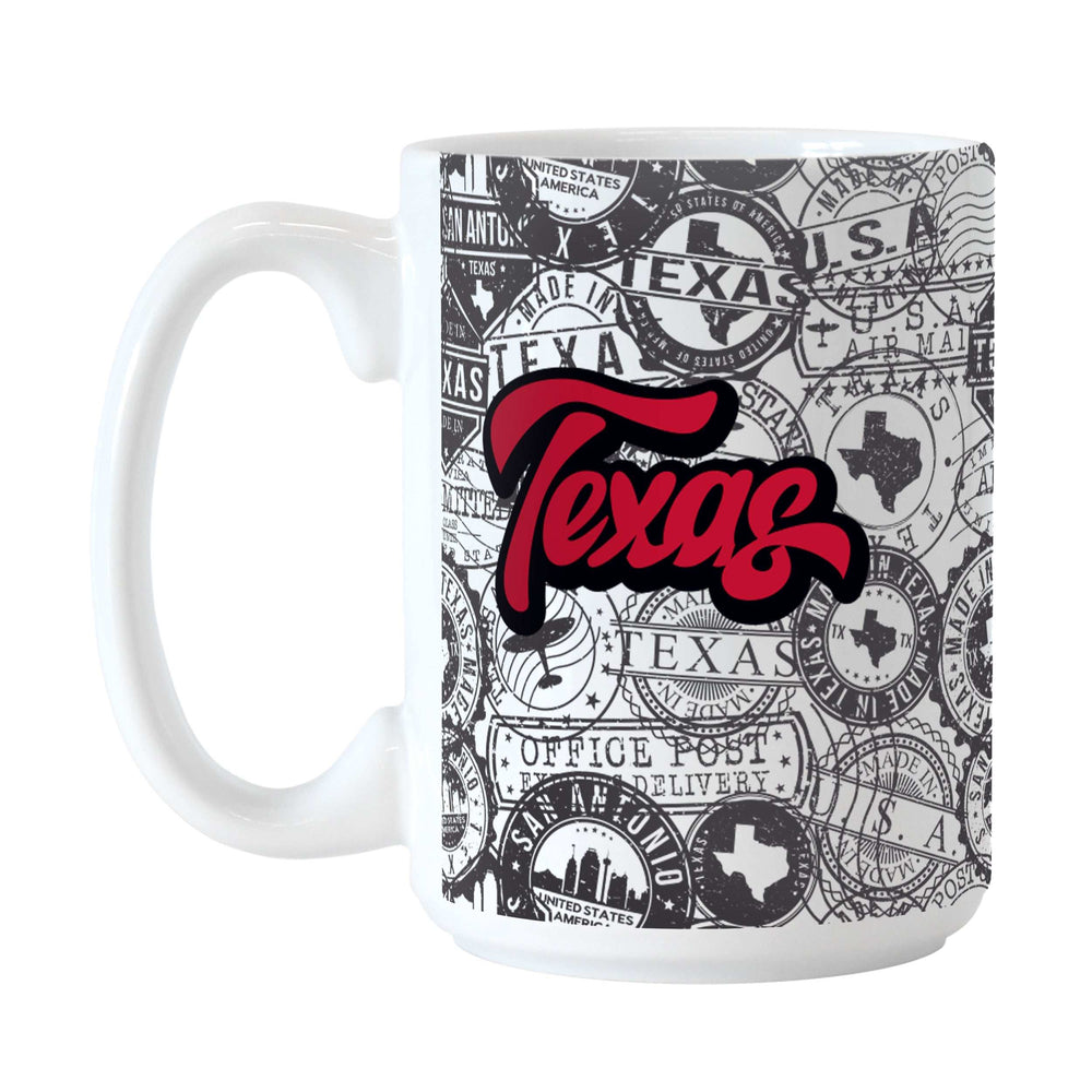 State of Texas Lone Star State 15oz Sublimated Mug - Logo Brands - Flyclothing LLC