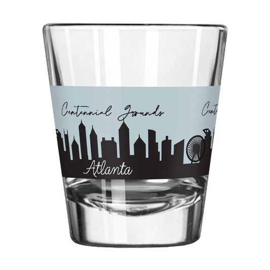 Centennial Grounds 2oz Skyline Shot Glass - Logo Brands - Flyclothing LLC
