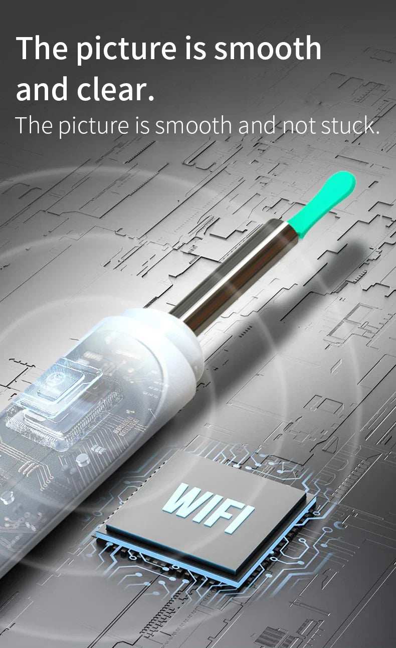 Ear Cleaner with Camera Set HD Ear Sticks Otoscope USB C Charging Endoscope Wax Removal Tool Earpick Ear Cleaning Set NK3 Pro - ZeeBelle.com - Flyclothing LLC