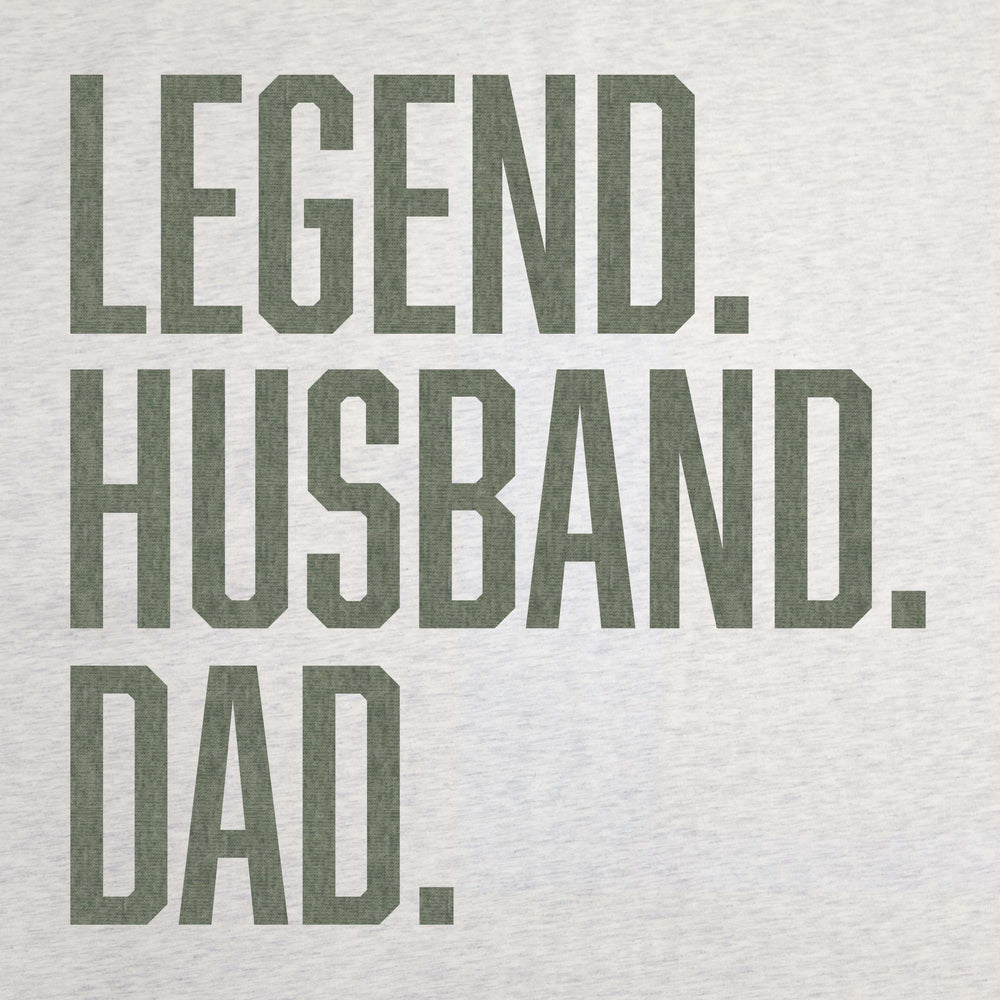 Father's Day Legend Husband Dad Sublimated Sweatshirt Blanket - Logo Brands - Flyclothing LLC