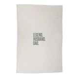 Father's Day Legend Husband Dad Sublimated Sweatshirt Blanket - Logo Brands - Flyclothing LLC