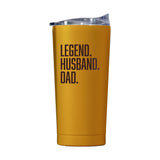 Father's Day Legend Husband Dad 20oz Powder Coat Tumbler - Logo Brands - Flyclothing LLC