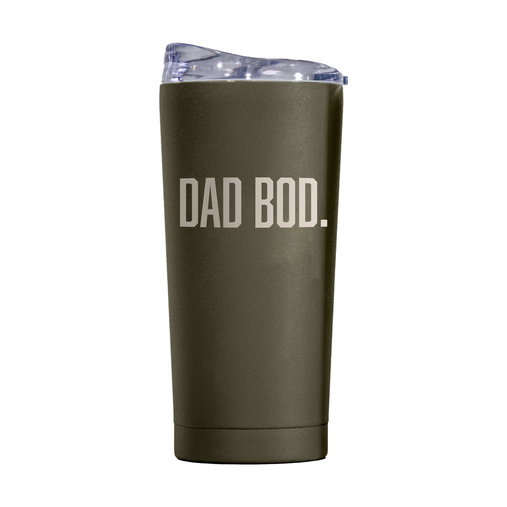 Father's Day Dad Bod 20oz Powder Coat Tumbler - Logo Brands - Flyclothing LLC