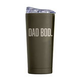 Father's Day Dad Bod 20oz Powder Coat Tumbler - Logo Brands - Flyclothing LLC