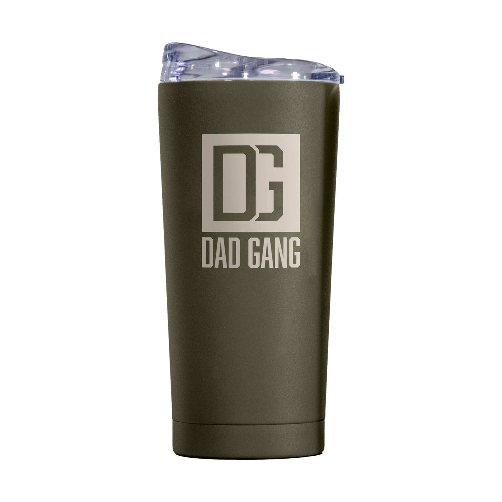 Father's Day Dad Gang 20oz Powder Coat Tumbler - Logo Brands - Flyclothing LLC