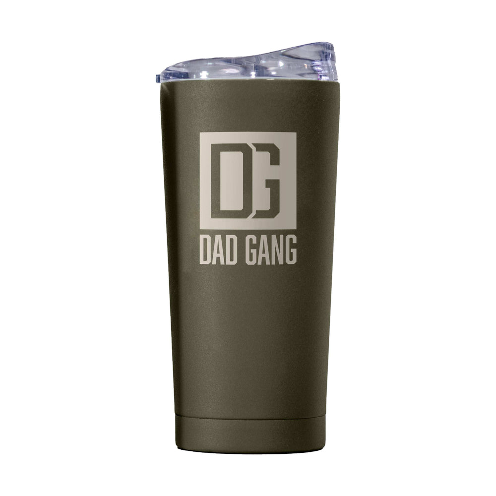 Father's Day Dad Gang 20oz Powder Coat Tumbler - Logo Brands - Flyclothing LLC