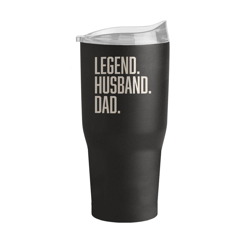 Father's Day Legend Husband Dad 30oz Powder Coat Tumbler - Logo Brands - Flyclothing LLC