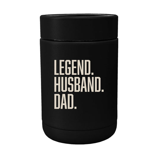 Father's Day Legend Husband Dad Powder Coat Coolie - Logo Brands - Flyclothing LLC