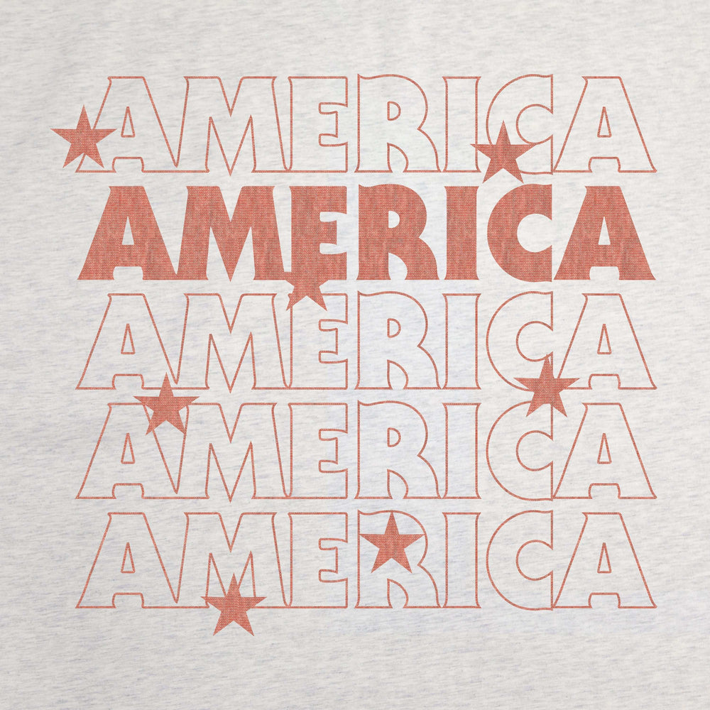 4th of July Sublimated America Repeating Sweatshirt Blanket - Logo Brands - Flyclothing LLC