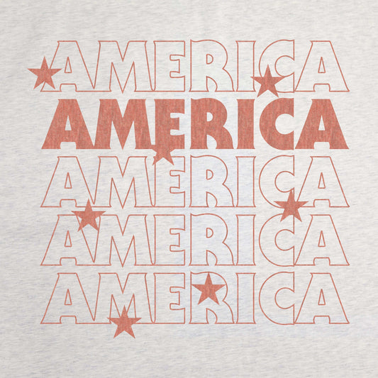 4th of July Sublimated America Repeating Sweatshirt Blanket - Logo Brands - Flyclothing LLC