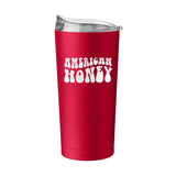 4th of July 20oz Red America Honey Powder Coat Tumbler - Logo Brands - Flyclothing LLC