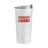 4th of July 20oz White America Honey Powder Coat Tumbler - Logo Brands - Flyclothing LLC