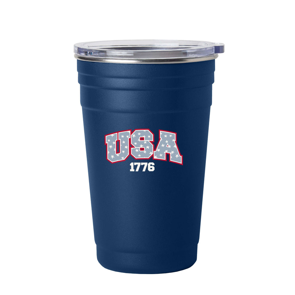 4th of July 22oz Navy USA Stainless Cup - Logo Brands - Flyclothing LLC