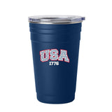 4th of July 22oz Navy USA Stainless Cup - Logo Brands - Flyclothing LLC