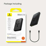 Baseus Magnetic Power Bank 22.5W Type C PowerBank Qi2 15W Wireless Charging External Battery For iPhone 16 15 14 13 Pro Max - ZeeBelle.com - Flyclothing LLC