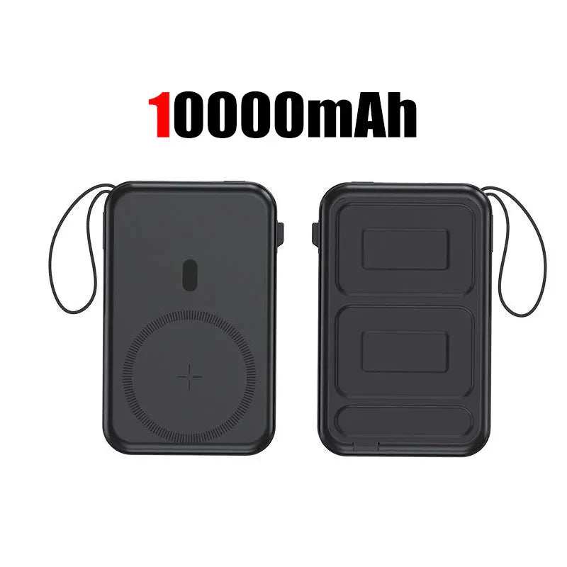 50000mah Mobile Power Bank 22.5w Fast Charging For Magsafe Wireless Charging Built-in Cables Portable Power Bank For IPhone - ZeeBelle.com - Flyclothing LLC