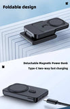3in1 10000mAh Magnetic Wireless Power Bank Fast Charging Base Stand 5000mAh Portable External Battery for Apple iWatch iPhone 15 - ZeeBelle.com - Flyclothing LLC
