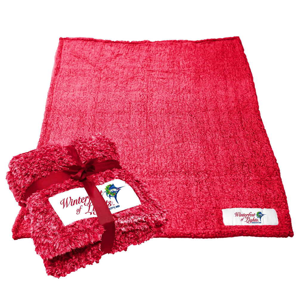 Ocean City MD Winterfest Red Color Frosty Fleece - Logo Brands - Flyclothing LLC