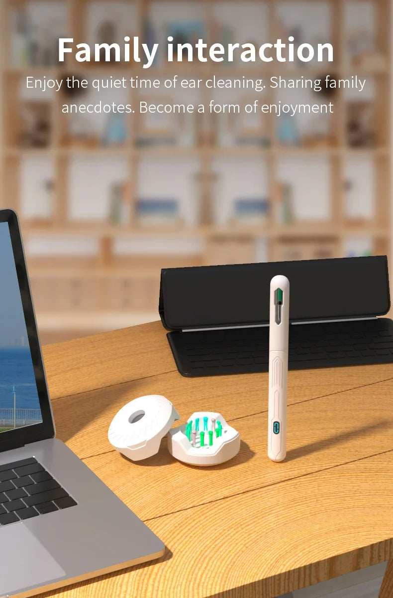 Ear Cleaner with Camera Set HD Ear Sticks Otoscope USB C Charging Endoscope Wax Removal Tool Earpick Ear Cleaning Set NK3 Pro - ZeeBelle.com - Flyclothing LLC