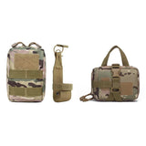 3Pcs Dog Tactical Bags Attaching on Harness Vest 2Pcs Pouch Molles and 1 Belt Bottle Holder Waist Military Training Carrier - ZeeBelle.com - Flyclothing LLC
