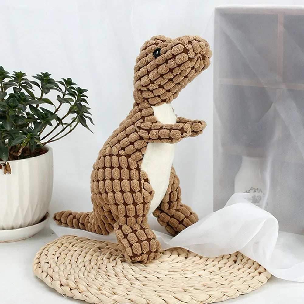 Cats and Dogs Pet Plush Dinosaur Toys Interactive Dog Chew Toys Plush Stuffing Pet Supplies Dog Toys for Small Dogs - ZeeBelle.com - Flyclothing LLC