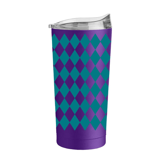 Mardi Gras Purple 20oz Diamond Powder Coat Tumbler - Logo Brands - Flyclothing LLC