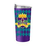 Mardi Gras Purple 20oz Diamond Powder Coat Tumbler - Logo Brands - Flyclothing LLC
