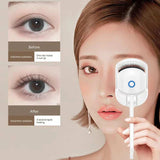 Electric Eyelash Curler USB Charging Model Fast Heating Portable Eye Lash Perm Shaping and Lasting Curling Thermal Eyelash Clip - ZeeBelle.com - Flyclothing LLC