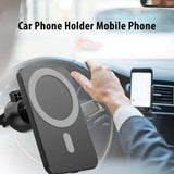 15W Qi Car Charger Type C Mobile Phone Magsafing Wireless Charger Car Mount Magnetic Holder For IPhone12 13 Pro Car Charging - ZeeBelle.com - Flyclothing LLC