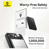 Baseus Magnetic Power Bank 22.5W Type C PowerBank Qi2 15W Wireless Charging External Battery For iPhone 16 15 14 13 Pro Max - ZeeBelle.com - Flyclothing LLC