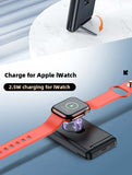 3in1 10000mAh Magnetic Wireless Power Bank Fast Charging Base Stand 5000mAh Portable External Battery for Apple iWatch iPhone 15 - ZeeBelle.com - Flyclothing LLC
