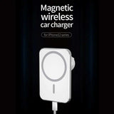 15W Qi Car Charger Type C Mobile Phone Magsafing Wireless Charger Car Mount Magnetic Holder For IPhone12 13 Pro Car Charging - ZeeBelle.com - Flyclothing LLC