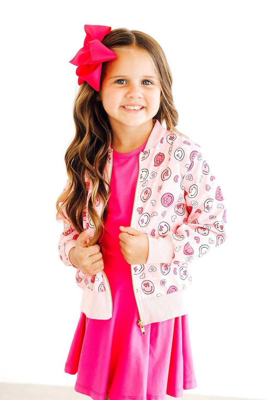 SALE You Make Me Happy Satin Jacket - Mila & Rose ® - Flyclothing LLC