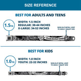 BD Wings Logo CLOSE-UP Full Color Black Silver Seatbelt Belt - Death Before Dishonor Black/White Webbing - Buckle-Down - Flyclothing LLC