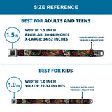 BD Wings Logo CLOSE-UP Full Color Black Silver Seatbelt Belt - Death Before Dishonor CLOSE-UP Black Webbing - Buckle-Down - Flyclothing LLC