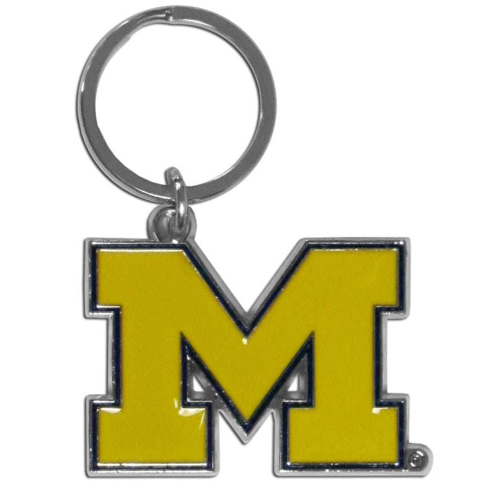 Michigan Wolverines Enameled Key Chain - Michigan Wolverines - Flyclothing LLC