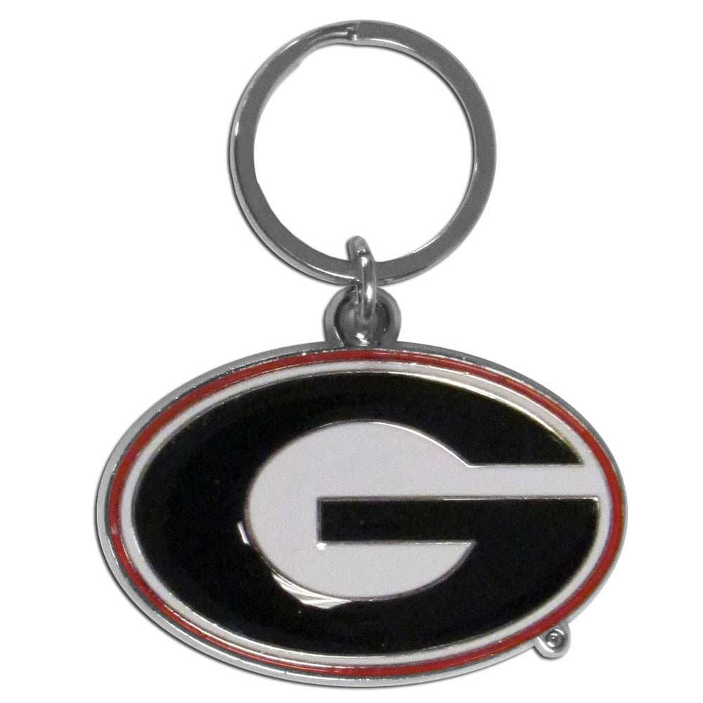 Georgia Bulldogs Enameled Key Chain - Georgia Bulldogs - Flyclothing LLC