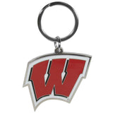 Wisconsin Badgers Enameled Key Chain - Wisconsin Badgers - Flyclothing LLC