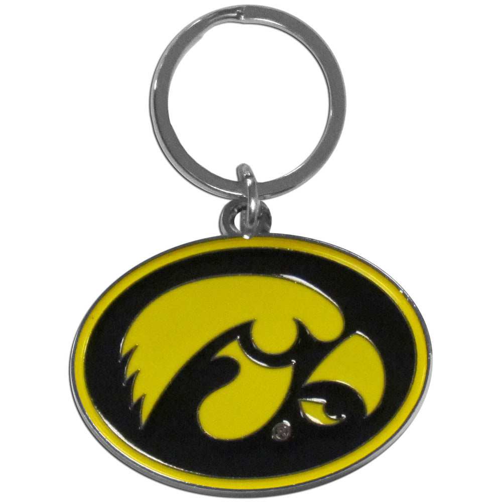 Iowa Hawkeyes Enameled Key Chain - Iowa Hawkeyes - Flyclothing LLC