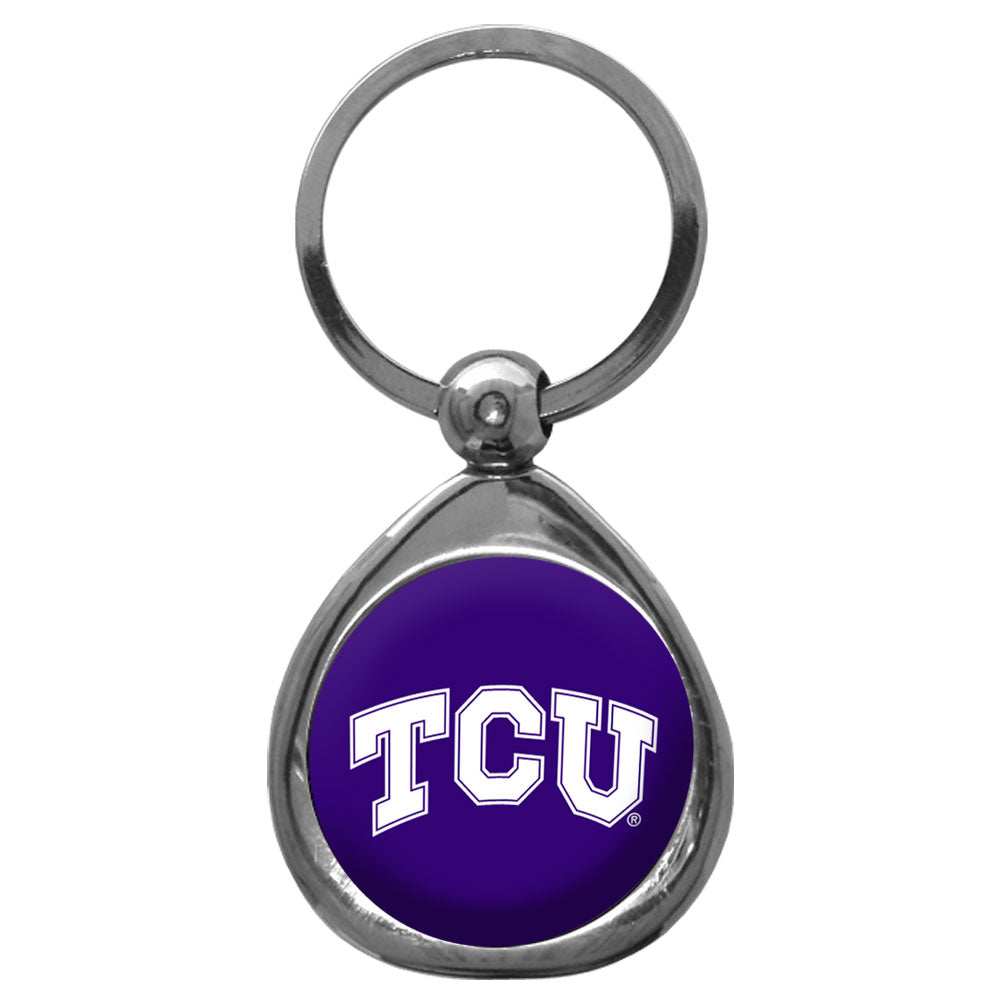 TCU Horned Frogs Chrome Key Chain - TCU Horned Frogs - Flyclothing LLC
