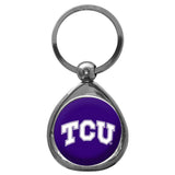 TCU Horned Frogs Chrome Key Chain - TCU Horned Frogs - Flyclothing LLC