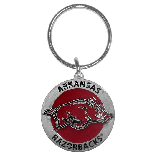 Arkansas Razorbacks Carved Metal Key Chain - Arkansas Razorbacks - Flyclothing LLC