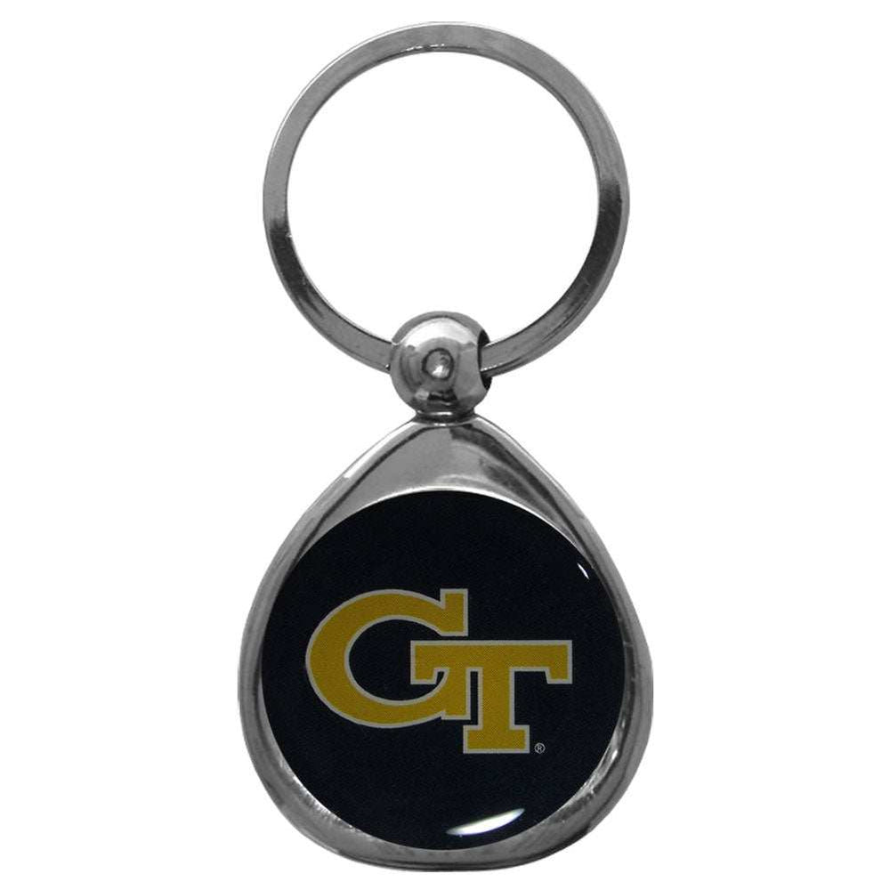 Georgia Tech Yellow Jackets Chrome Key Chain - Georgia Tech Yellow Jackets - Flyclothing LLC