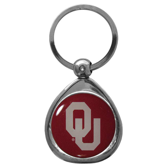 Oklahoma Sooners Chrome Key Chain - Oklahoma Sooners - Flyclothing LLC
