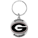 Georgia Bulldogs Carved Metal Key Chain - Georgia Bulldogs - Flyclothing LLC