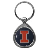 Illinois Fighting Illini Chrome Key Chain - Illinois Fighting Illini - Flyclothing LLC
