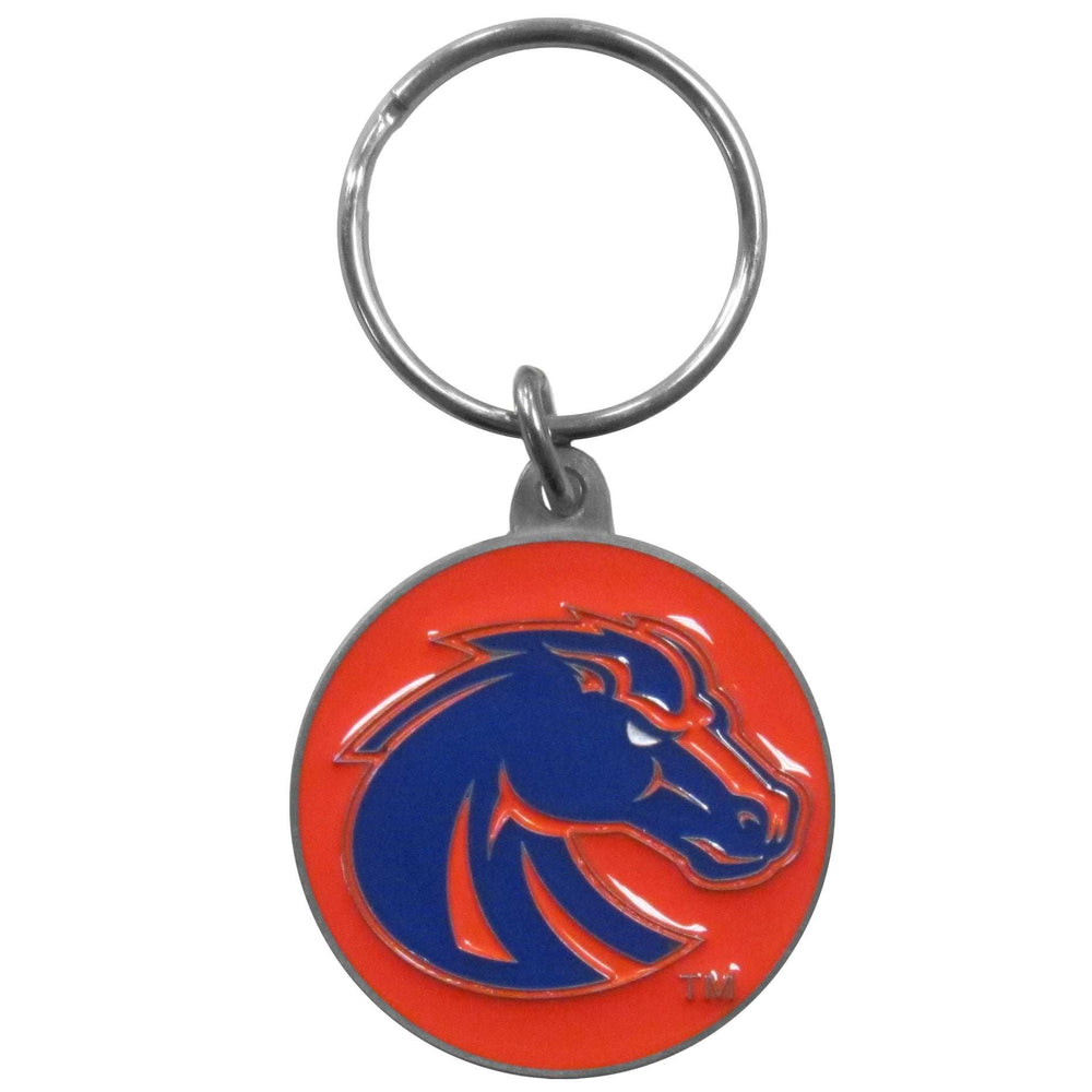 Boise St. Broncos Carved Metal Key Chain - Boise St. Broncos - Flyclothing LLC
