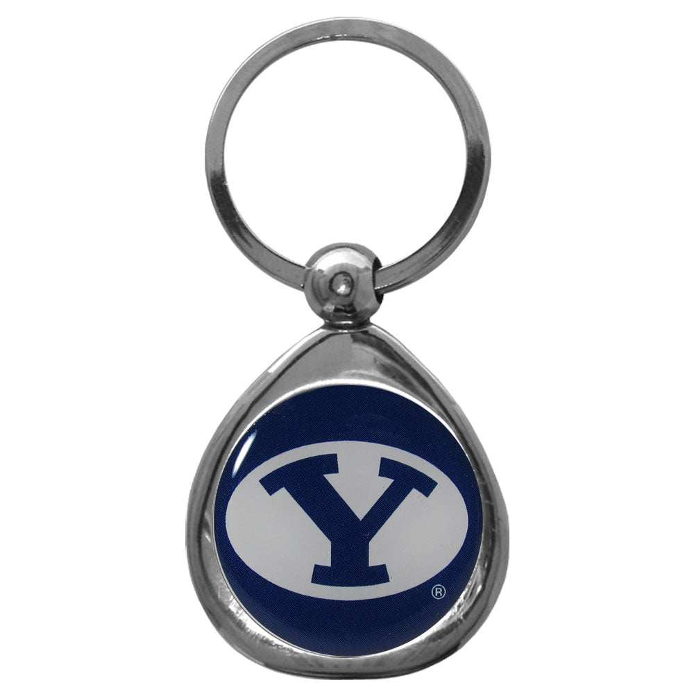 BYU Cougars Chrome Key Chain - BYU Cougars - Flyclothing LLC