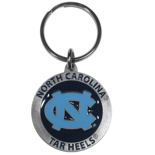 N. Carolina Tar Heels Carved Metal Key Chain - N. Carolina Tar Heels - Flyclothing LLC