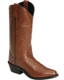 Old West Mens Antique Brown All Over Leather 13" Boot - Old West - Flyclothing LLC